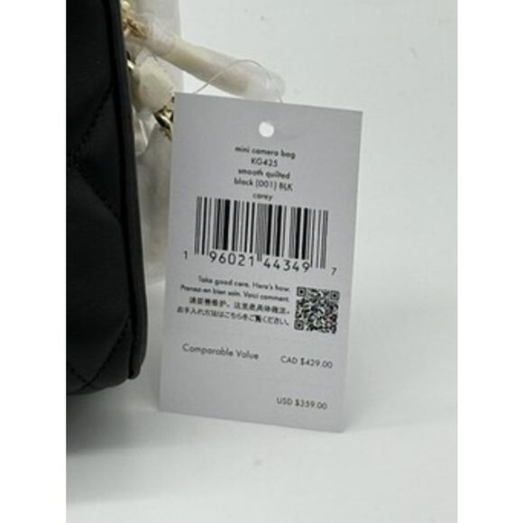 RETAIL PRICE $359 Kate Spade Quilted Leather Carey Chain Camera Bag*NWT - Picture 7 of 11